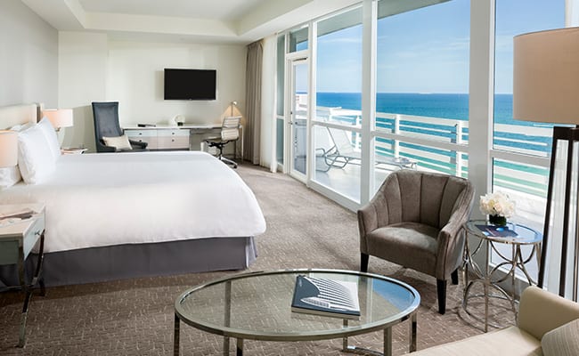 Fontainbleau - Ocean Front Junior Suite with Balcony
